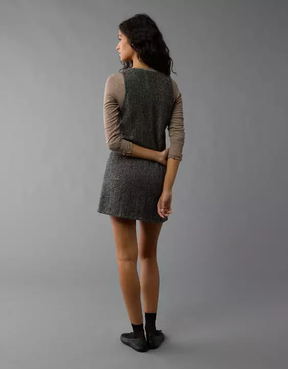 Aeo AE Zip-Up Mini Dress