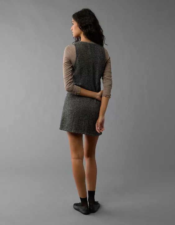 Aeo AE Zip-Up Mini Dress