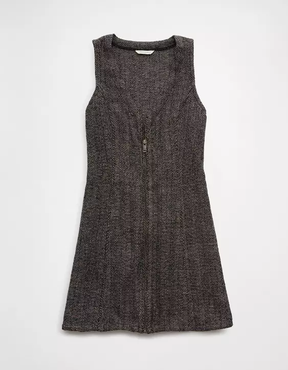 Aeo AE Zip-Up Mini Dress