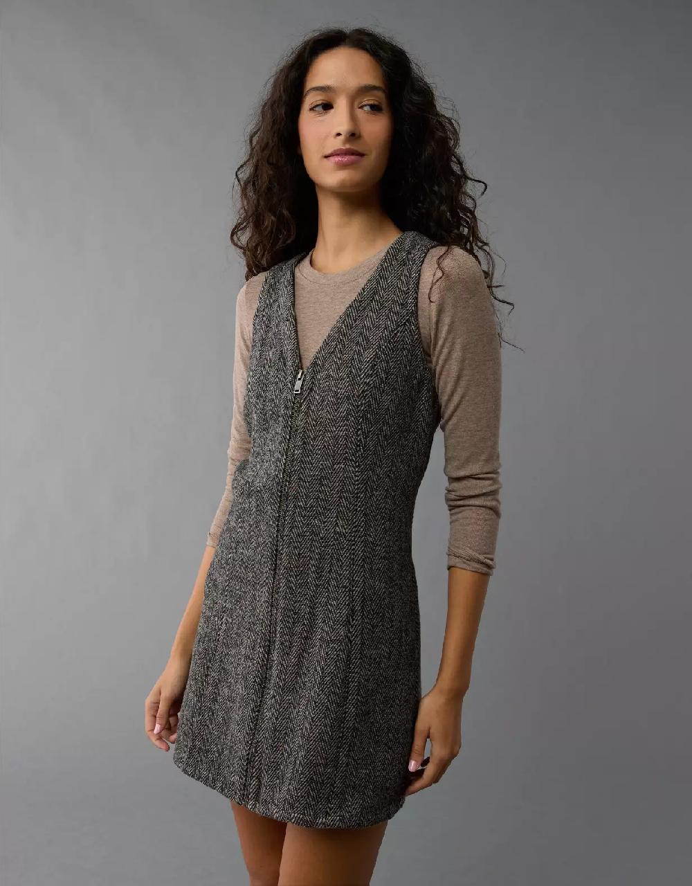 aeo AE Zip-Up Mini Dress