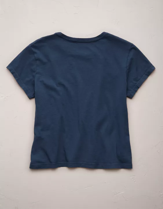 Aeo AE77 Premium Boxy Cropped Crewneck T-Shirt