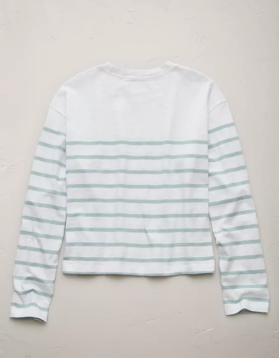Aeo AE77 Premium Boxy Long-Sleeve T-Shirt