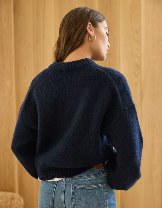 Aeo AE77 Premium Cocoon Crew Neck Sweater