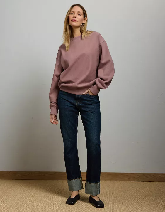 Aeo AE77 Premium Fleece Crew Neck Sweatshirt