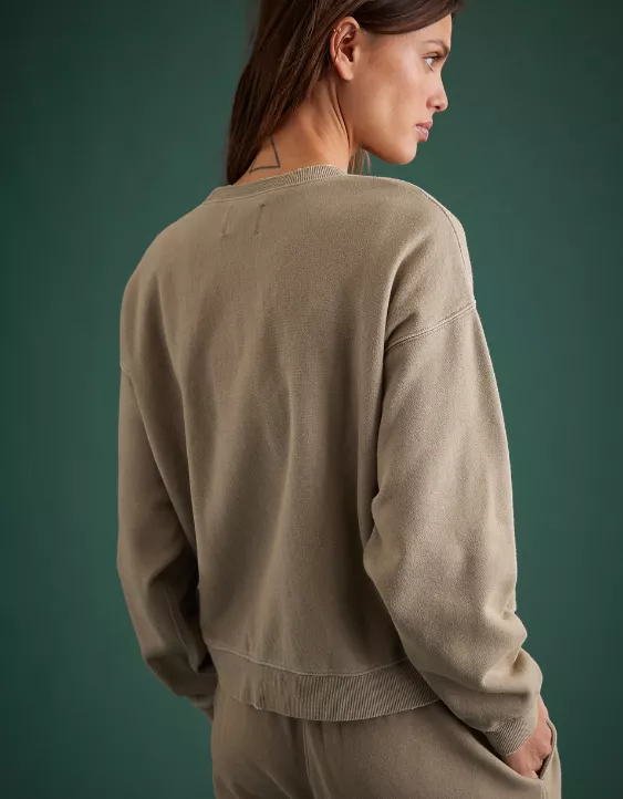 Aeo AE77 Premium French Terry Crewneck Sweatshirt