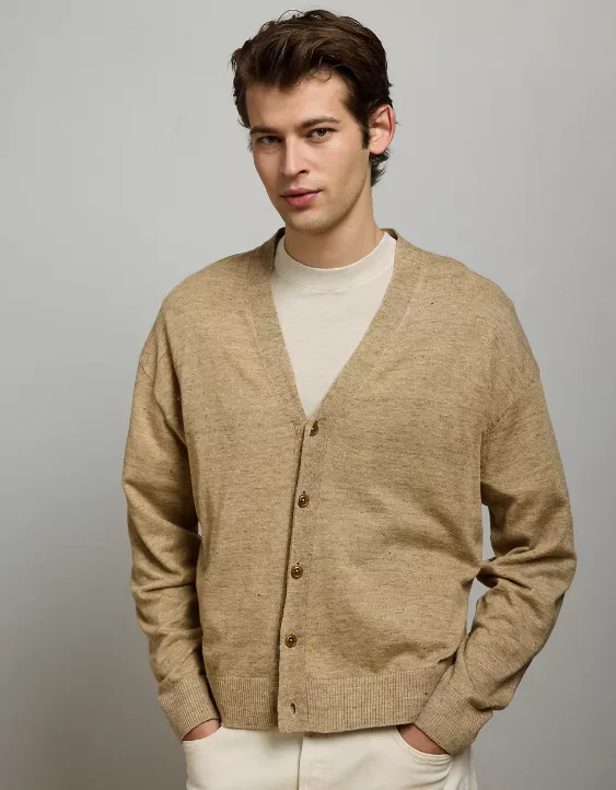 Aeo AE77 Premium Linen Cardigan