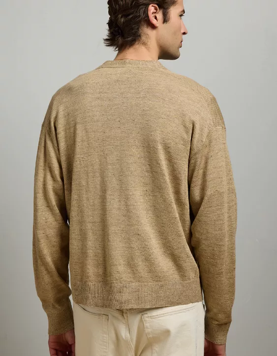 Aeo AE77 Premium Linen Cardigan