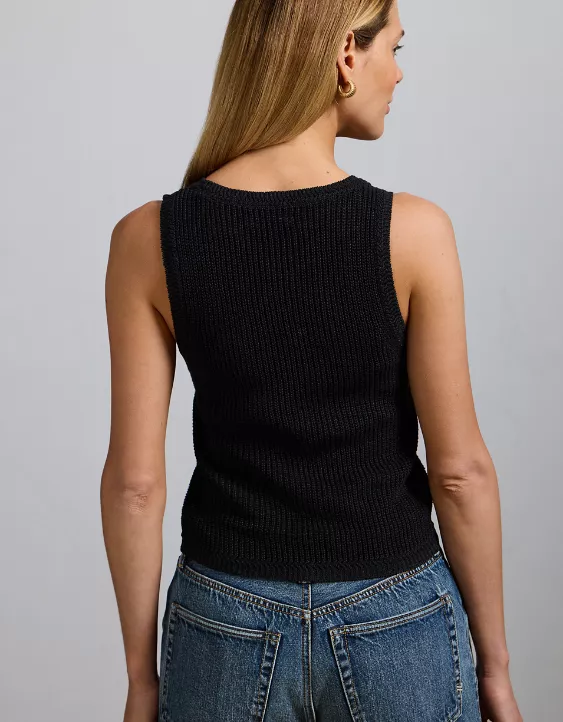 Aeo AE77 Premium Linen Sweater Tank Top
