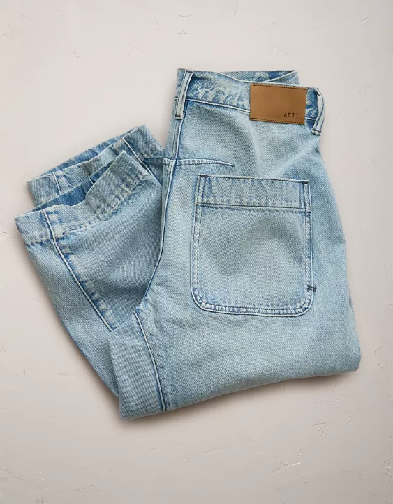 Aeo AE77 Premium Pleated Barrel Jean