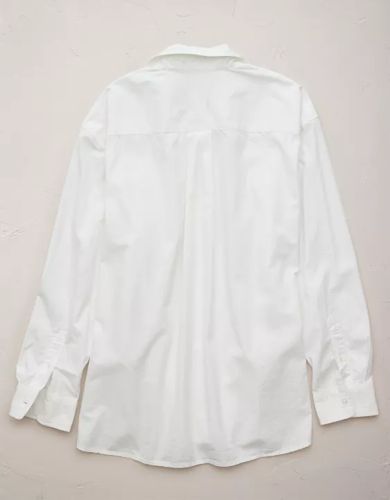 Aeo AE77 Premium Poplin Boyfriend Shirt