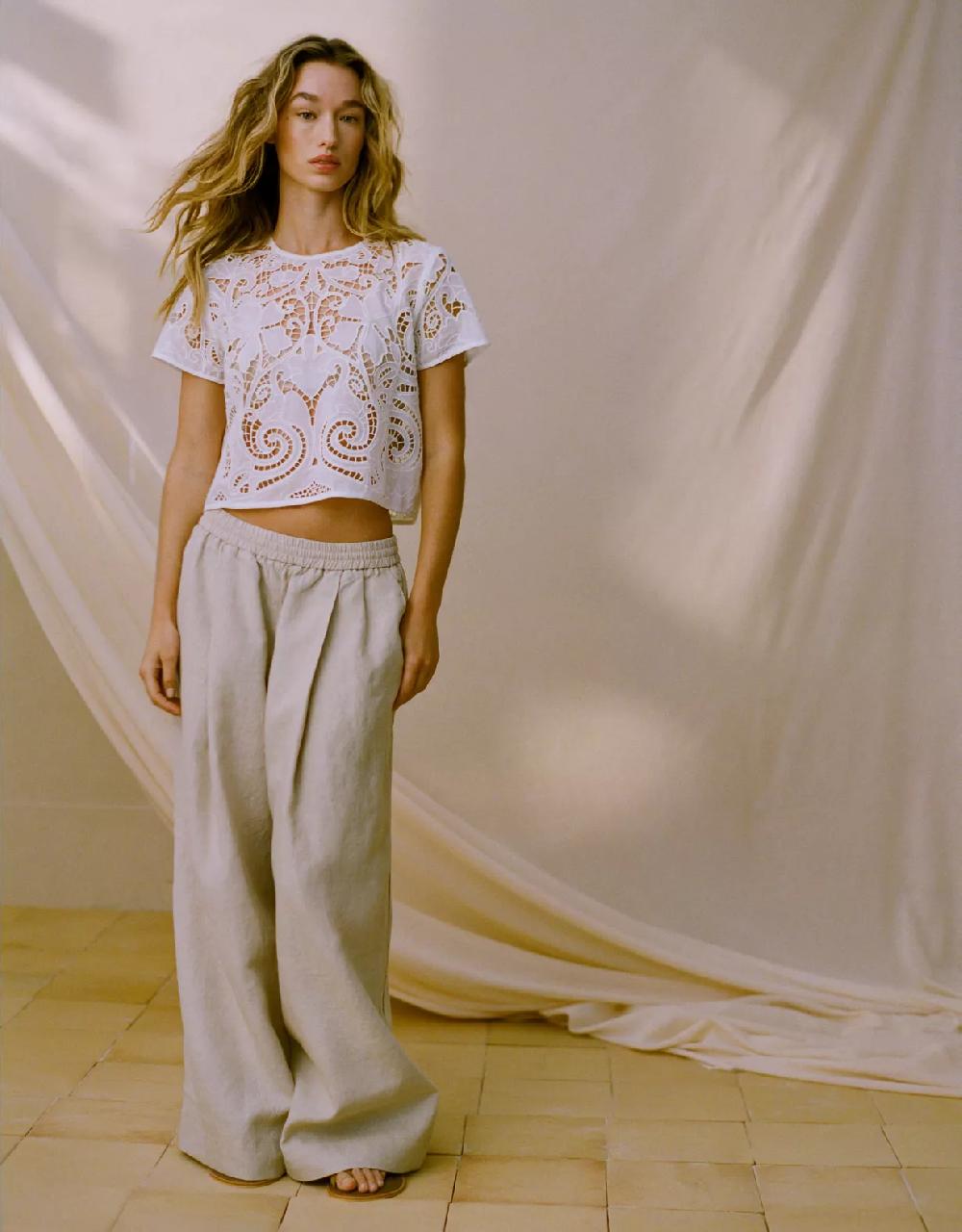 aeo AE77 Premium Pull-On Linen Pant