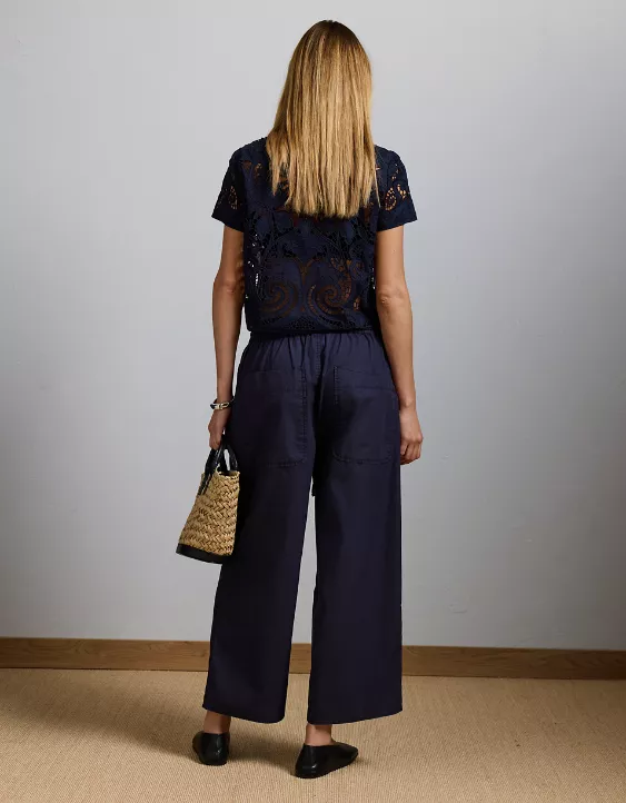 Aeo AE77 Premium Pull-On Poplin Pant