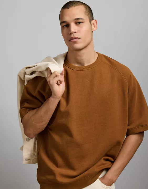 Aeo AE77 Premium Short-Sleeve Sweatshirt