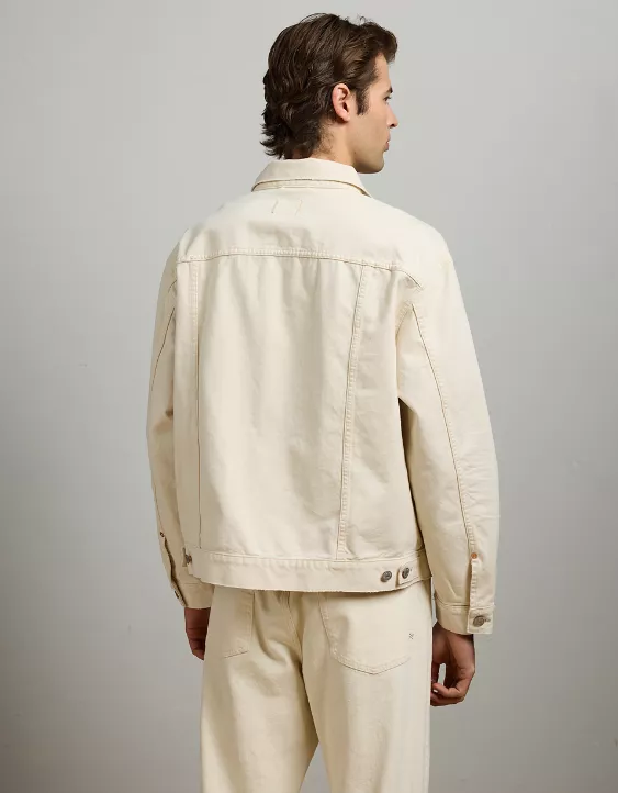 Aeo AE77 Premium Slim Fit Denim Trucker Jacket