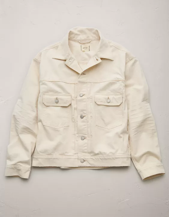 Aeo AE77 Premium Slim Fit Denim Trucker Jacket