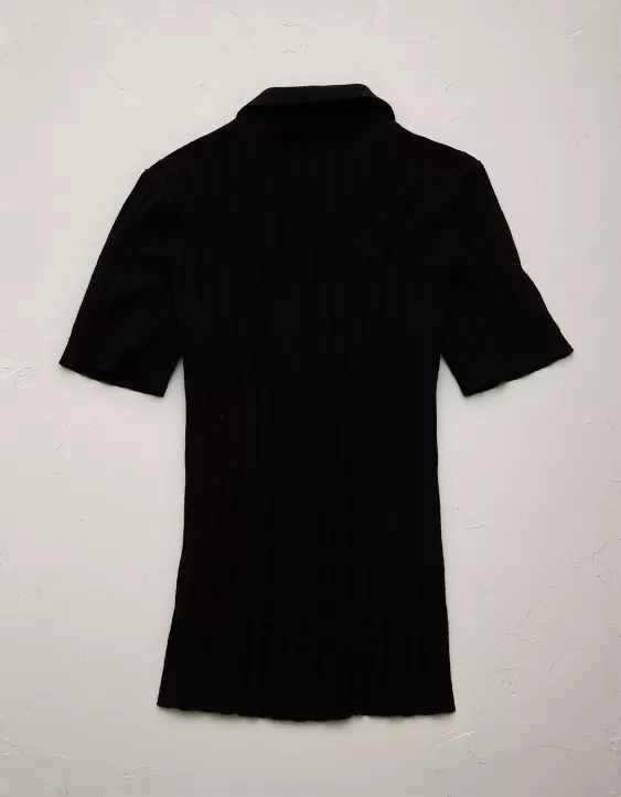 Aeo AE77 Premium Wool-Silk Blend Polo Shirt