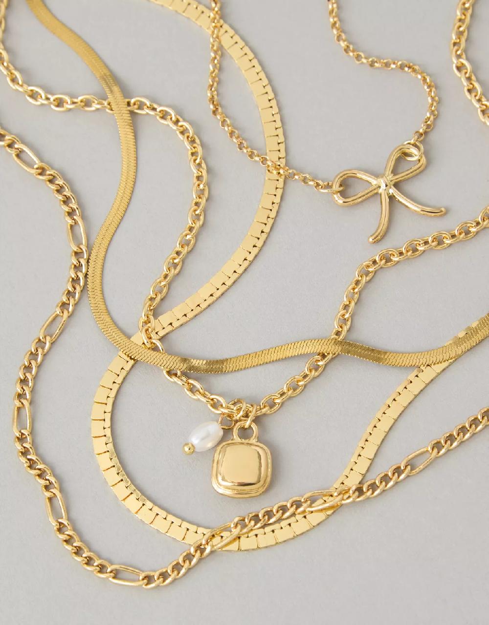 Aeo AEO Charm Necklace 5-Pack