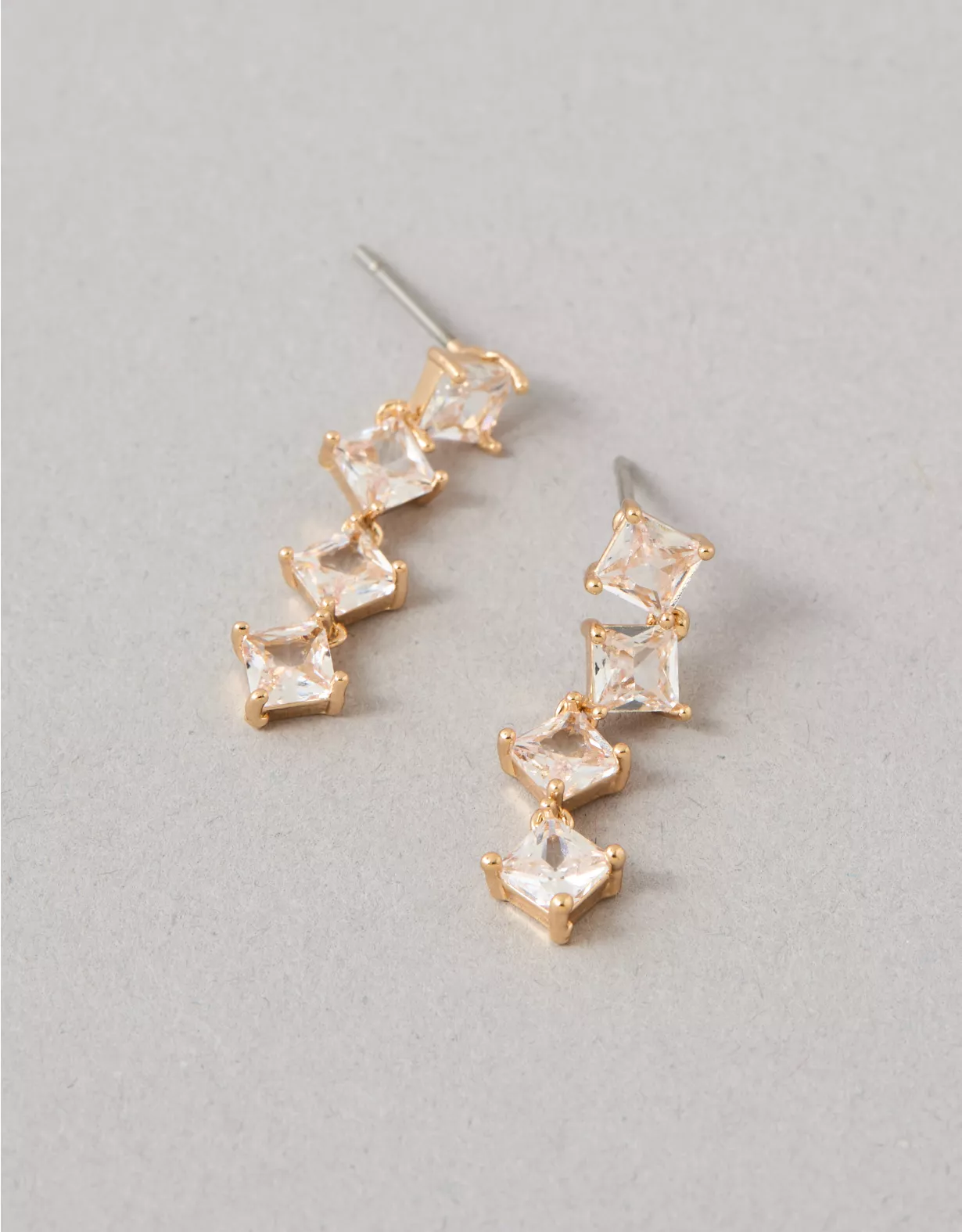 aeo AEO Dainty Crystal Dangle Earrings