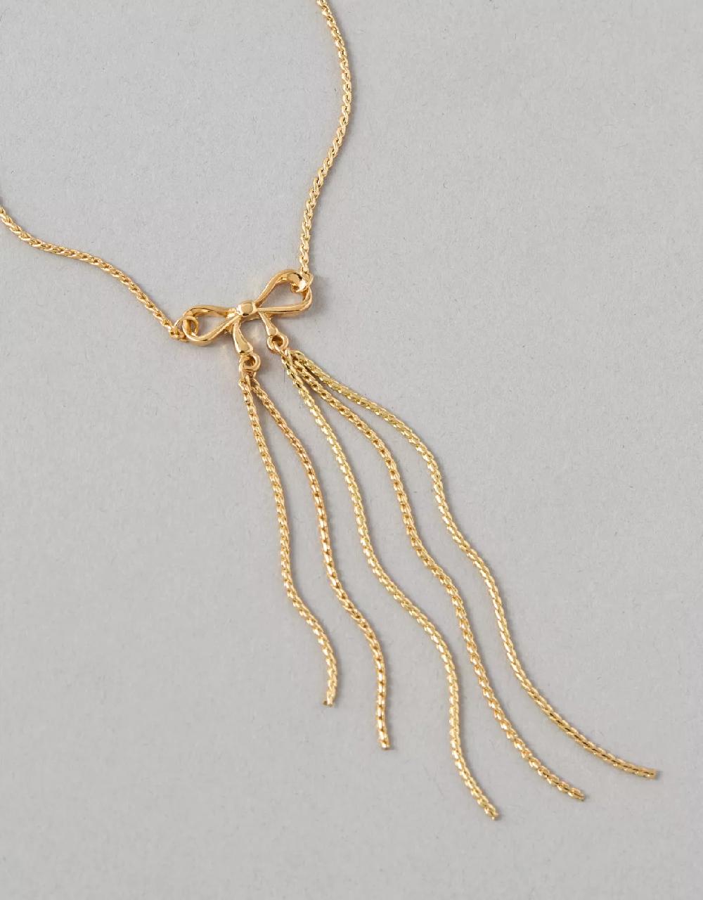 Aeo AEO Long Bow Necklace
