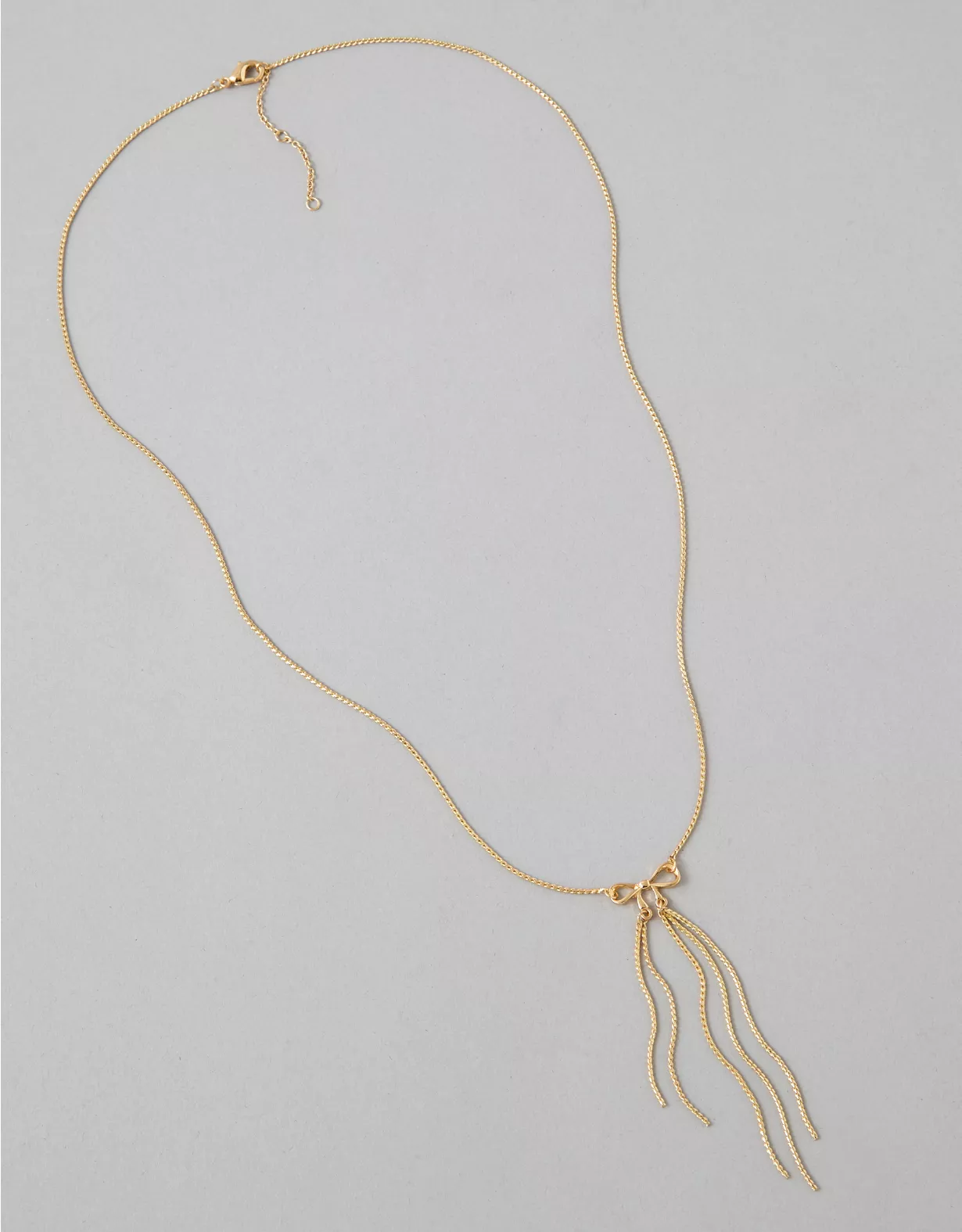aeo AEO Long Bow Necklace