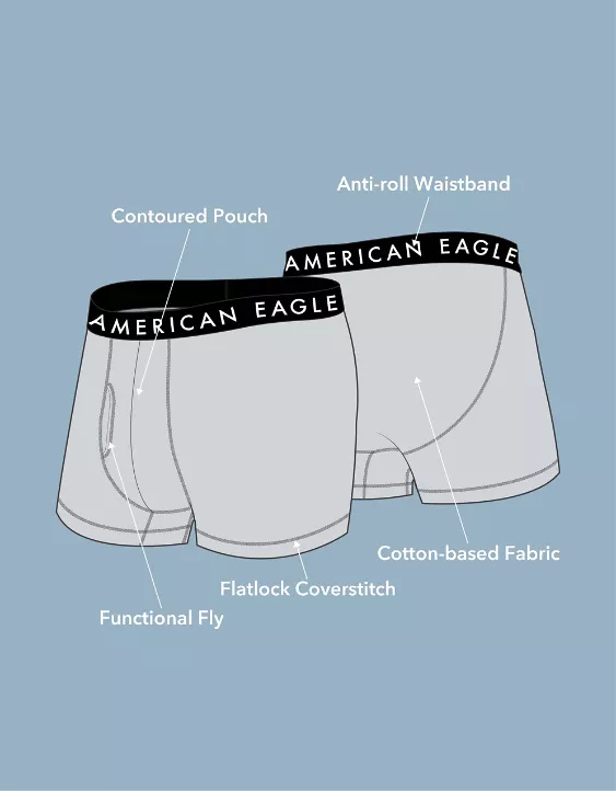 Aeo AEO Men's 3" Classic Boxer Brief 3-Pack