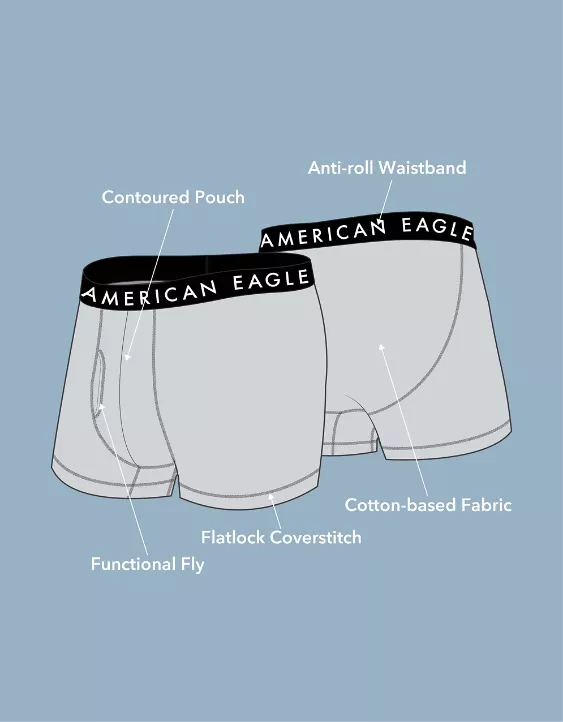 Aeo AEO Men's 3" Classic Boxer Brief 3-Pack