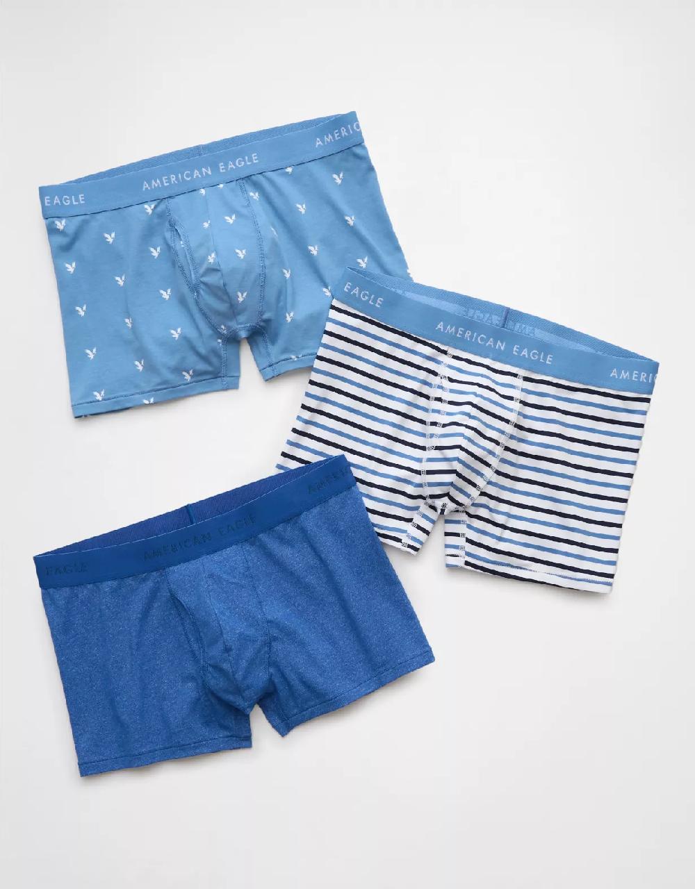 aeo AEO Men's 3" Classic Boxer Brief 3-Pack