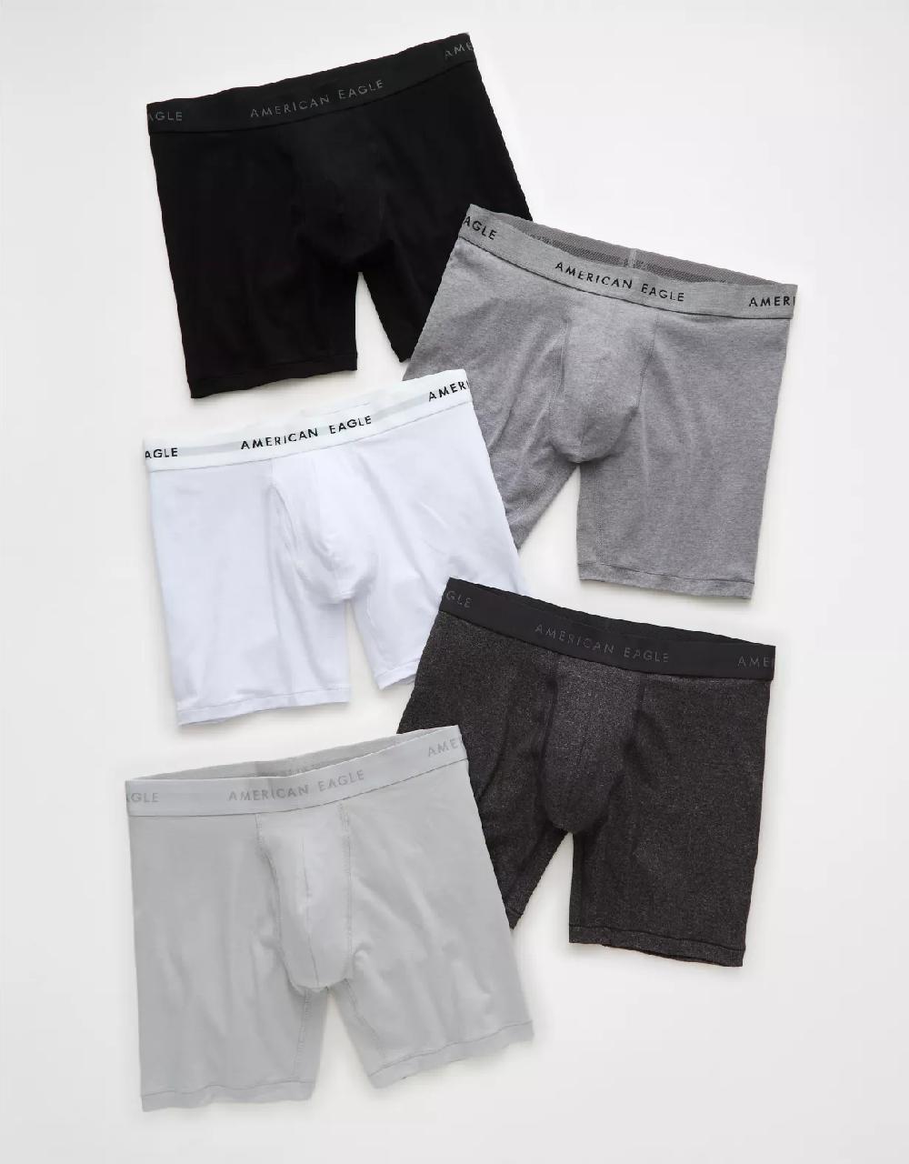 aeo AEO Men's 6" Classic Boxer Brief 5-Pack
