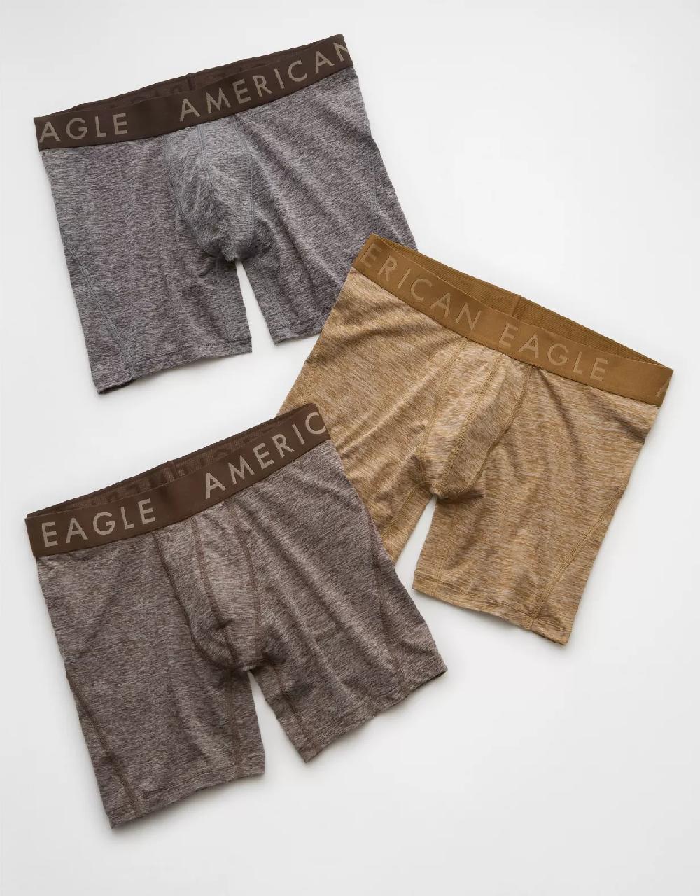 aeo AEO Men's 6" Flex Boxer Brief 3-Pack