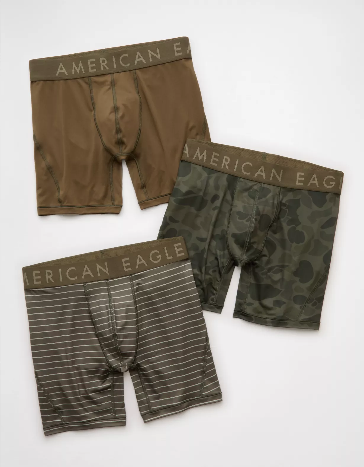 aeo AEO Men's 6" Flex Boxer Brief 3-Pack