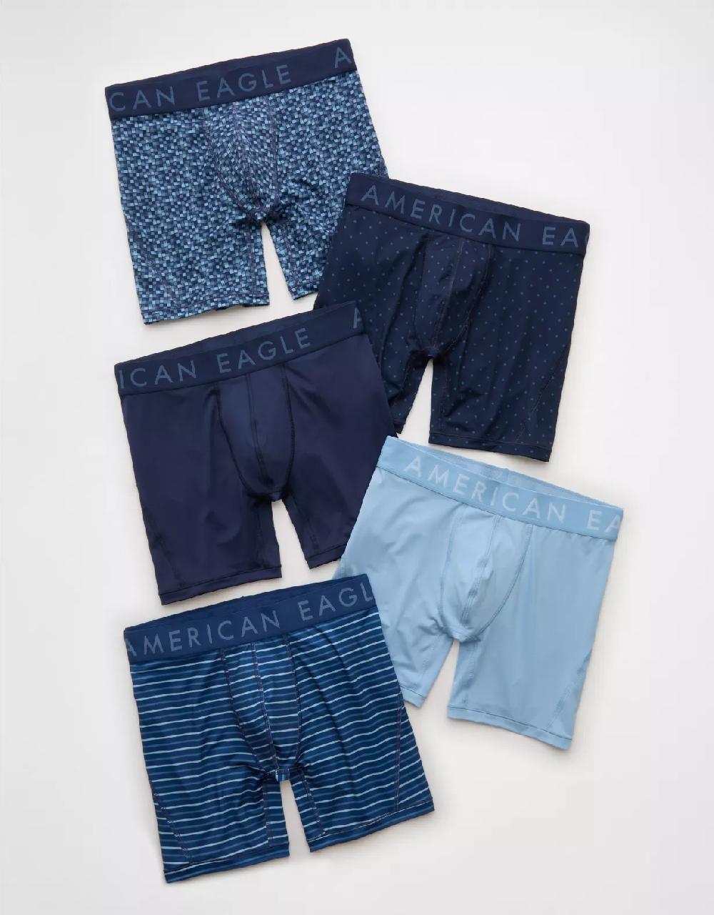 aeo AEO Men's 6" Flex Boxer Brief 5-Pack
