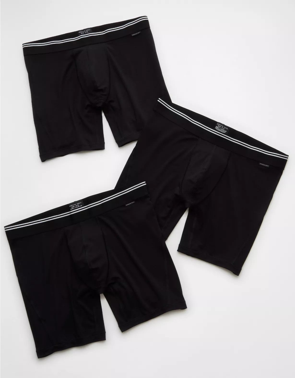 aeo AEO Men's 6" Ultra Soft Boxer Brief 3-Pack