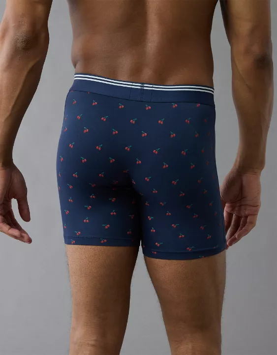 Aeo AEO Men's Cherries 6" Ultra Soft Boxer Brief