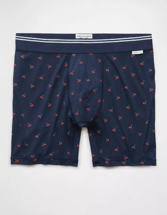 Aeo AEO Men's Cherries 6" Ultra Soft Boxer Brief