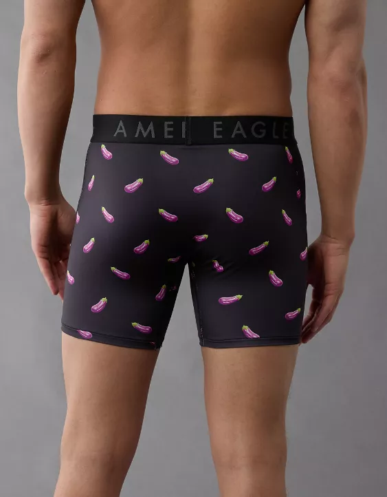 Aeo AEO Men's Eggplants 6" Flex Boxer Brief