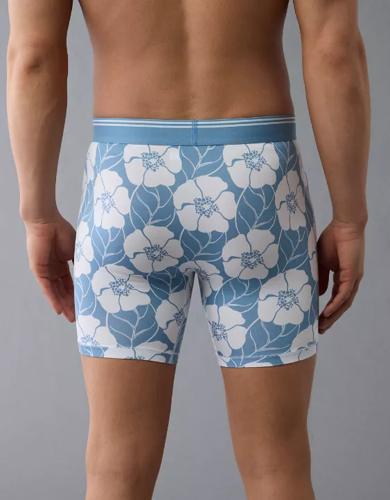 Aeo AEO Men's Floral 6" Ultra Soft Boxer Brief