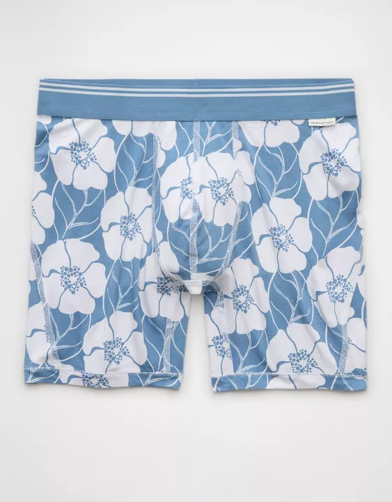 Aeo AEO Men's Floral 6" Ultra Soft Boxer Brief