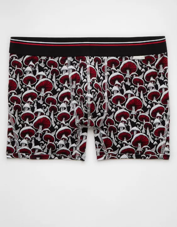 Aeo AEO Men's Mushrooms 4.5" Ultra Soft Boxer Brief