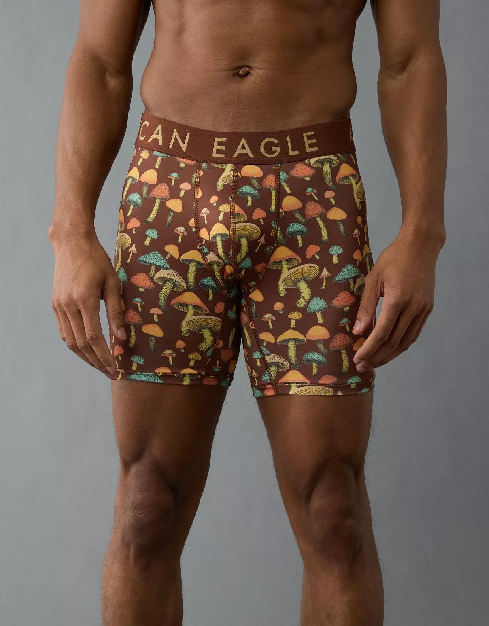 aeo AEO Men's Mushrooms 6" Flex Boxer Brief