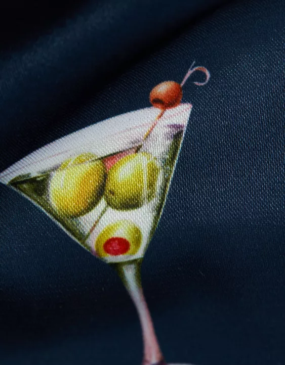 Aeo AEO Men's Olives Satin Pocket Boxer Short