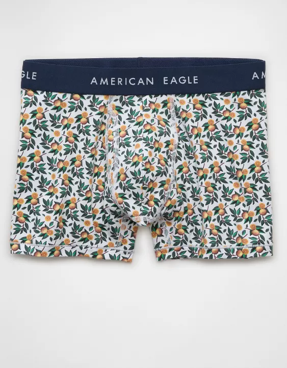 Aeo AEO Men's Orange Tree 4.5" Classic Boxer Brief