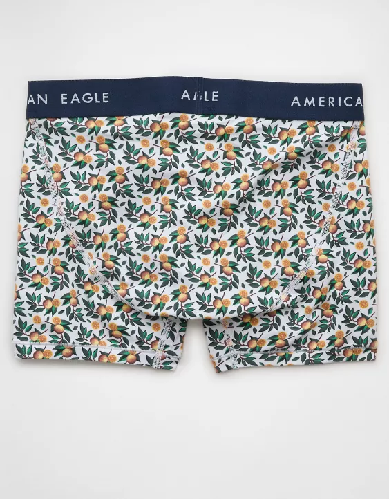 Aeo AEO Men's Orange Tree 4.5" Classic Boxer Brief