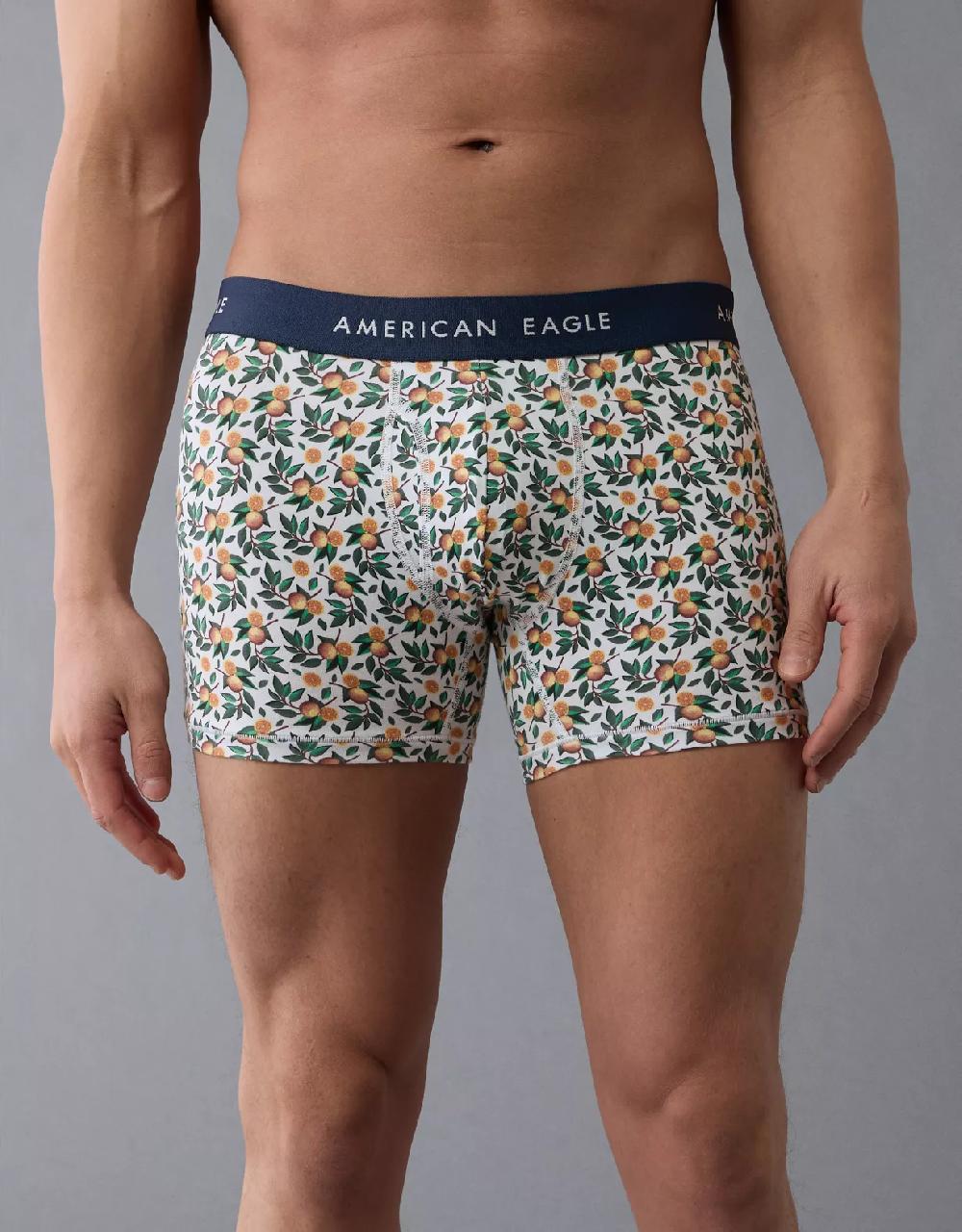 aeo AEO Men's Orange Tree 4.5" Classic Boxer Brief