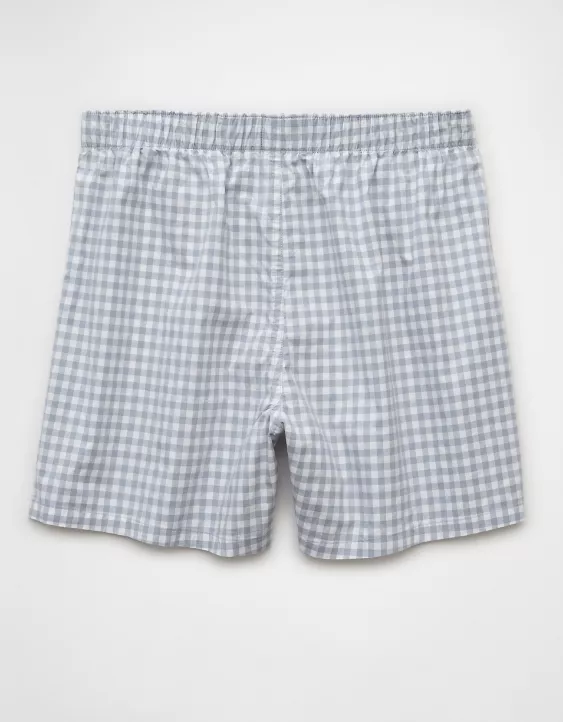 Aeo AEO Men's Plaid Stretch Boxer Short