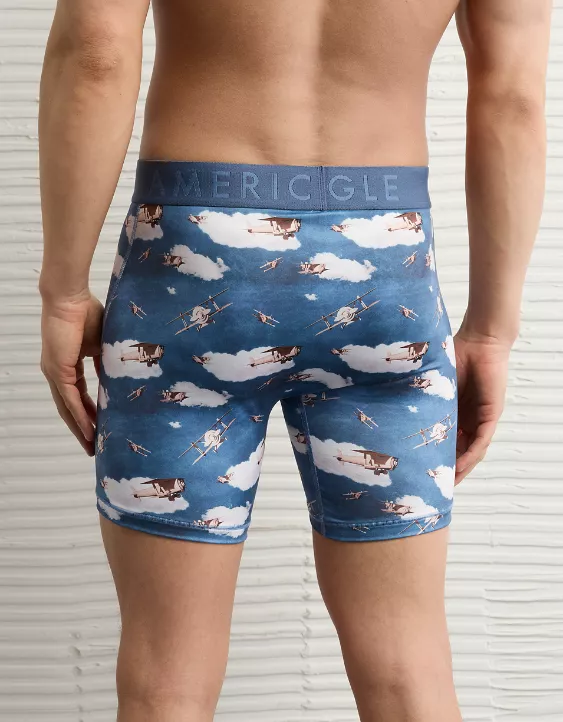 Aeo AEO Men's Planes 6" Flex Boxer Brief