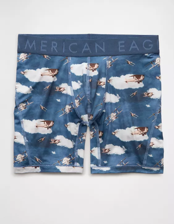 Aeo AEO Men's Planes 6" Flex Boxer Brief