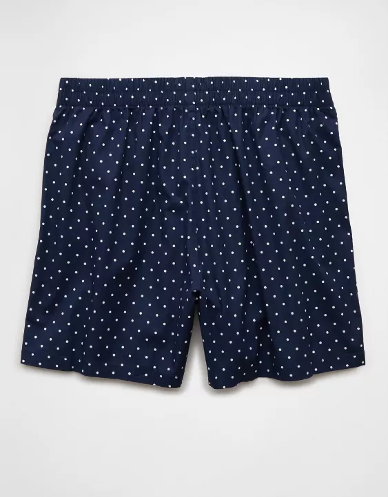 Aeo AEO Men's Polka Dots Poplin Pocket Boxer Short