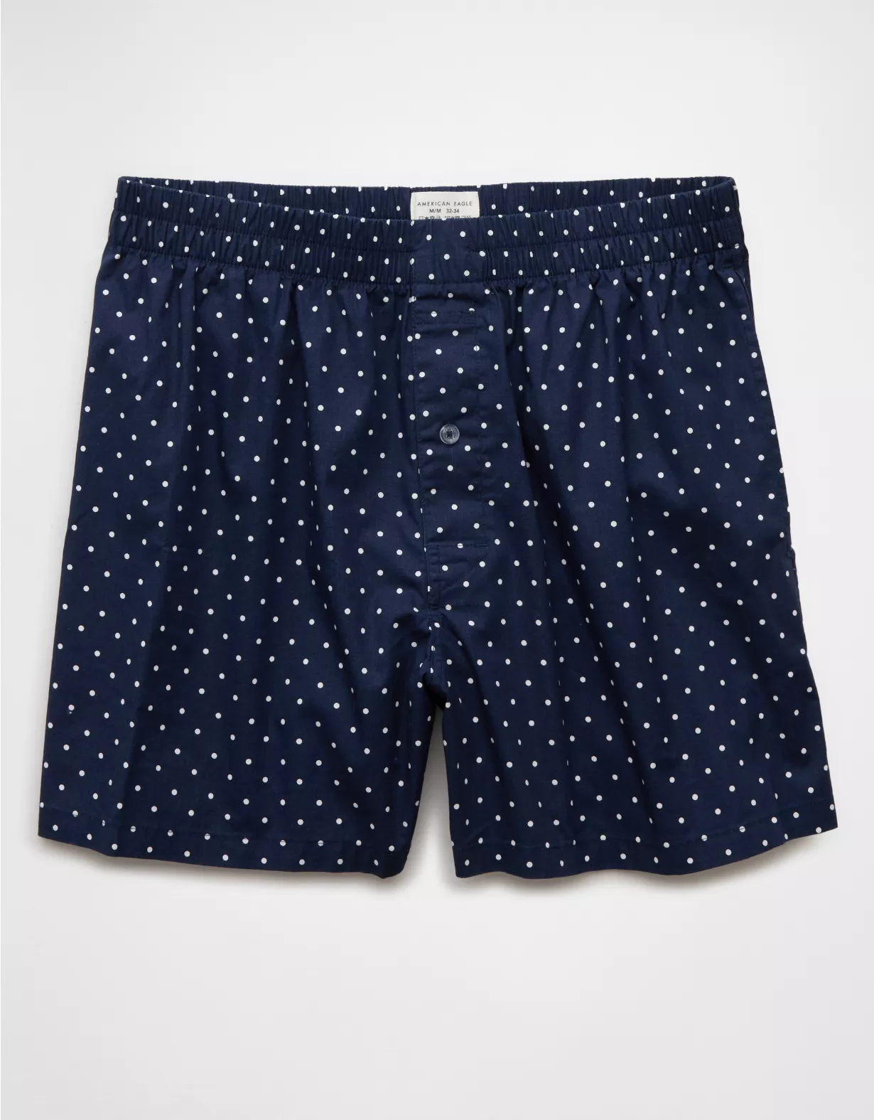 aeo AEO Men's Polka Dots Poplin Pocket Boxer Short