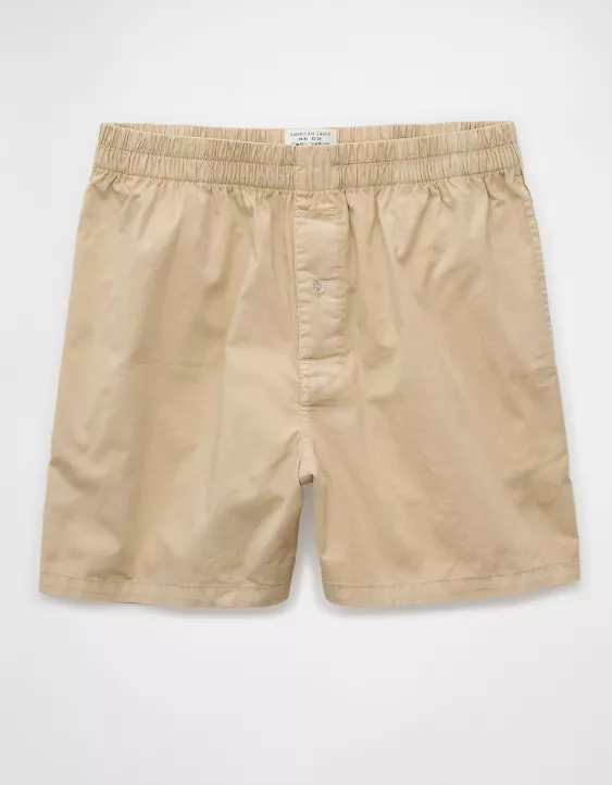 Aeo AEO Men's Poplin Pocket Boxer Short