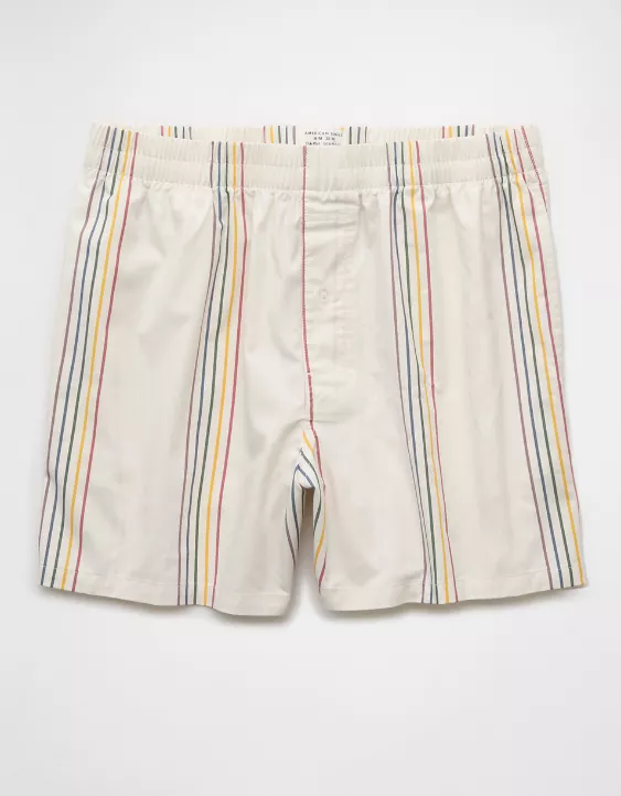 Aeo AEO Men's Pride Poplin Pocket Boxer Short